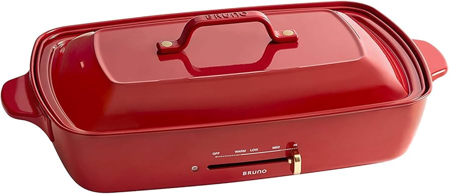 Amazon | BRUNO ホットプレート グランデサイズ (3種深鍋セット