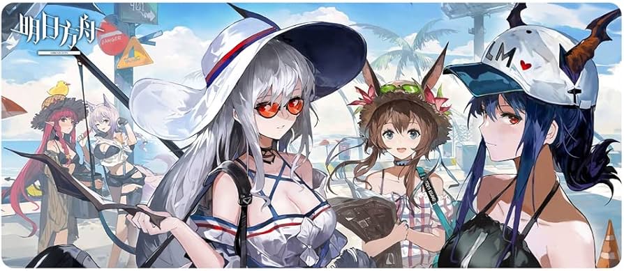 Amazon.co.jp: デスクマット ウスパッド 大型 アークナイツ デスク