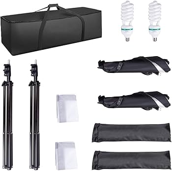 Amazon | ソフトボックス 写真撮影照明キット 撮影ボックス 50×70cm