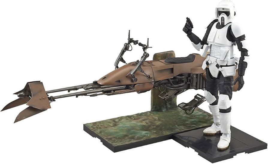 Amazon.co.jp: Star Wars 1/12 scout trooper and speeder bike : Hobbies