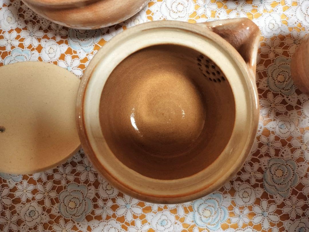 1642 萩焼茶器セット宝瓶1客湯冷し1客猪口6客