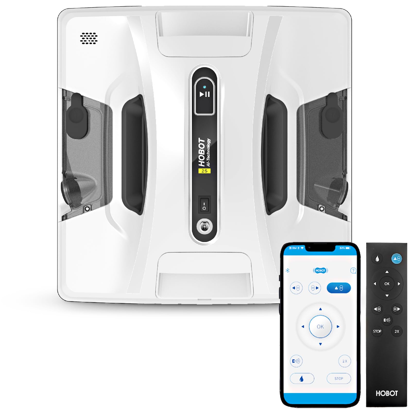 Amazon | 【全自動の窓掃除】 HOBOT-2S ホボット 窓拭きロボット 窓