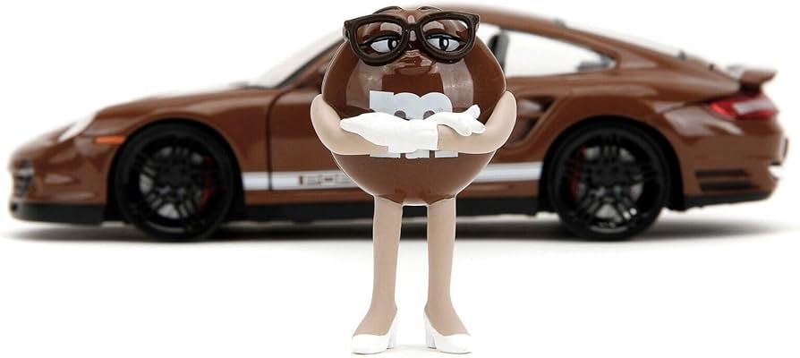 Amazon | JADA TOYS 1/24 エムアンドエムズ ブラウン フィギア