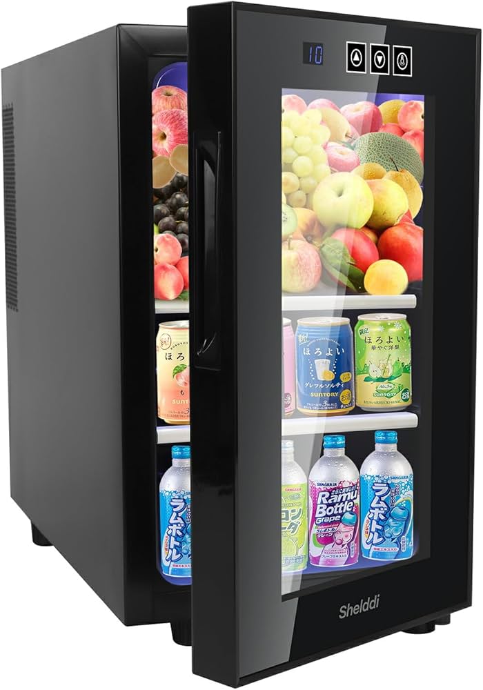 T608 Shelddi 小型冷蔵庫 23L 前開き ペルチェ式 T608 Shelddi 小型