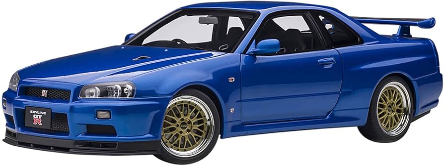 Amazon.co.jp: AUTOart 1/18 ニッサン スカイライン GT-R (R34) V