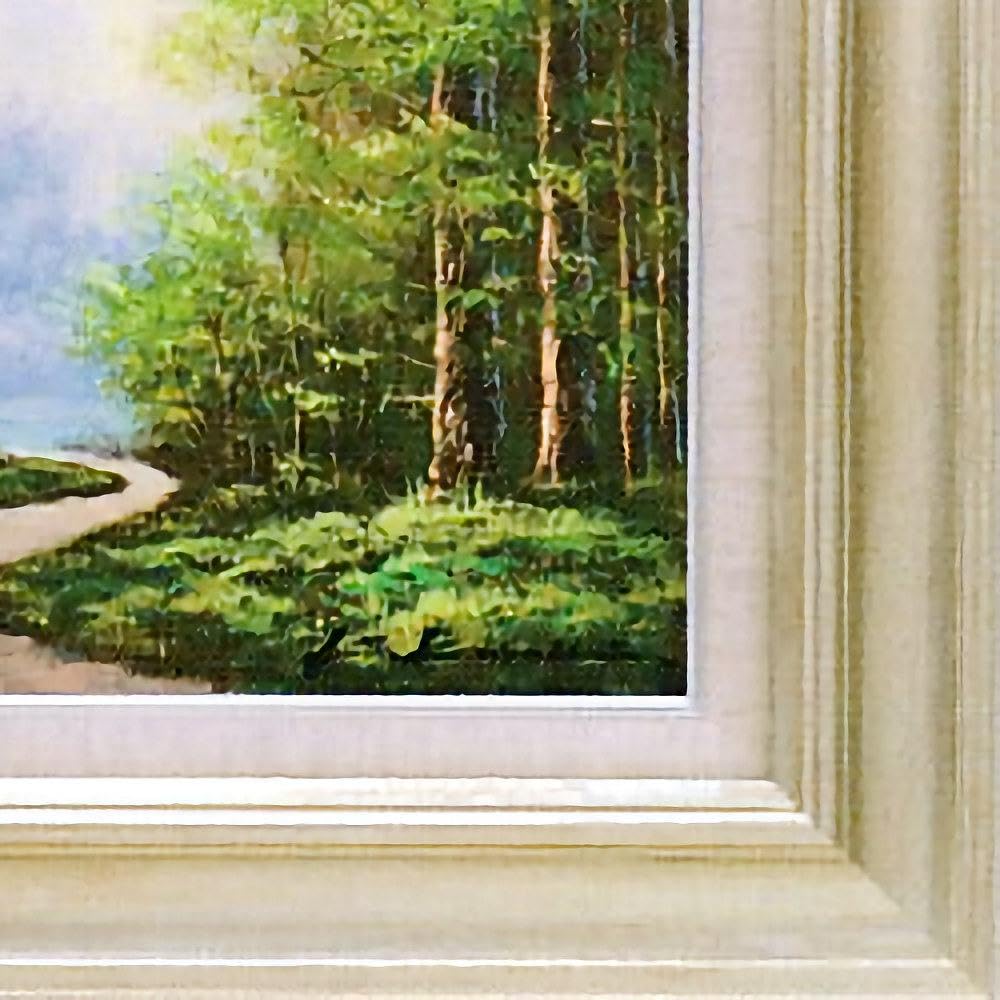 中尊寺金色堂新緑 油彩画・油絵 中尊寺金色堂新緑 油彩画・油絵 中尊寺金色