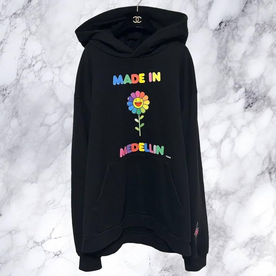 限定】 BLACKPINK × カイカイキキ コラボ パーカー M 村上隆 黒 【公式