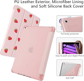 Amazon.com: Cute Kawaii Strawberry for iPad Air 13 Inch Case M3