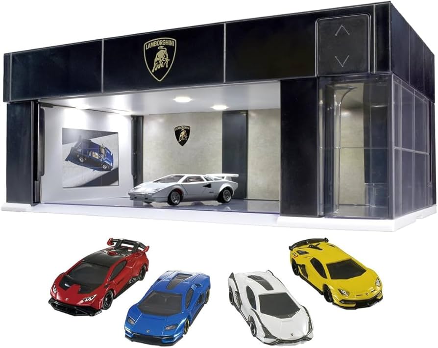 トミカガレージ ランボルギーニ＆プレミアムブラック