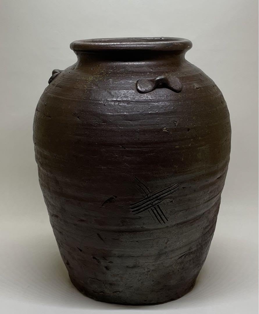 古備前三耳壷 江戸期 三耳壺 文化遺産オンライン