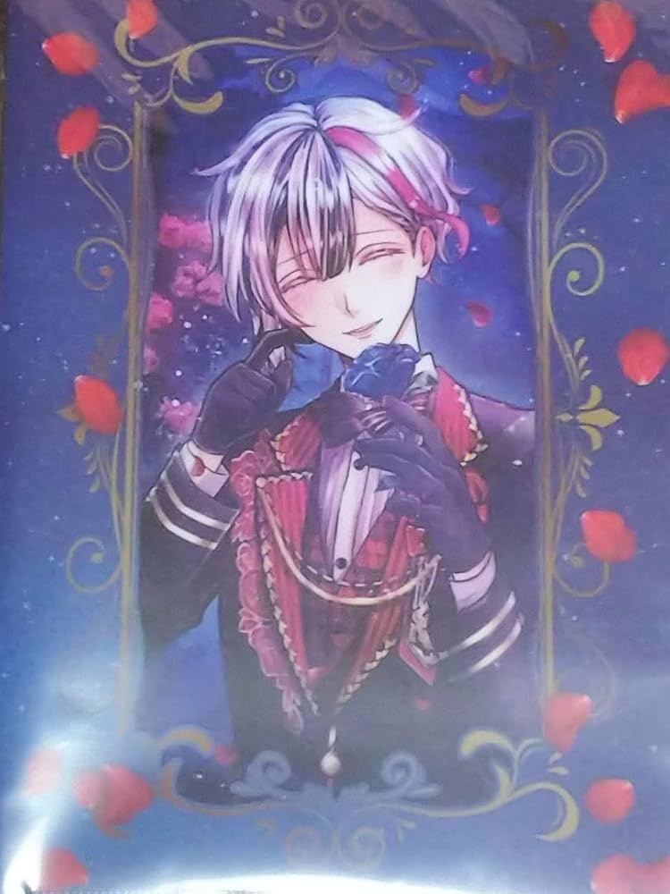 悪魔執事と黒い猫 あくねこ ベリアン ハート缶バッジ ローズ