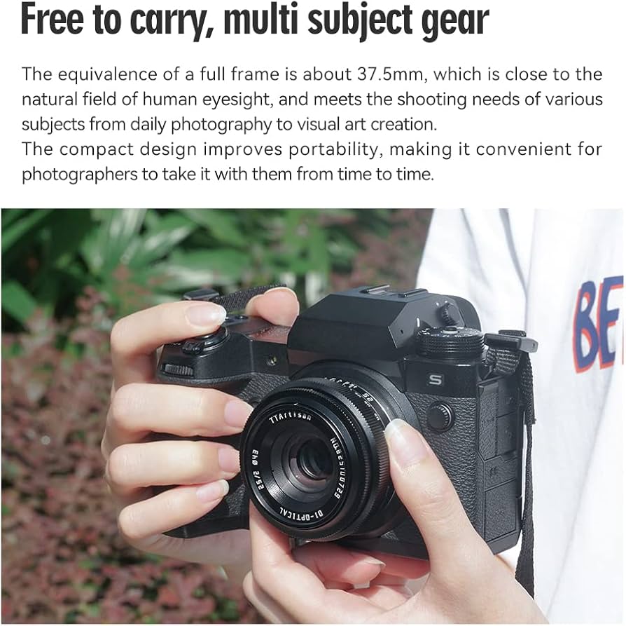 Amazon.com: TTArtisan 25mm F2 APS-C Frame Large Aperture Manual