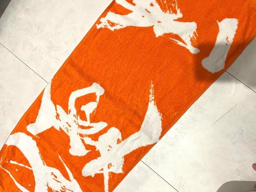 Yuuri タオル オレンジ ロゴ入り Amazon.co.jp: 優里 ゆーりんち FC