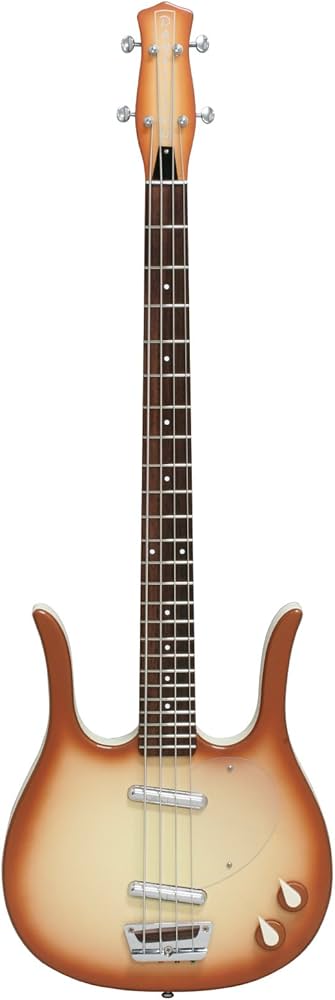 Amazon.com: Danelectro Longhorn Bass Guitar - Copper Burst