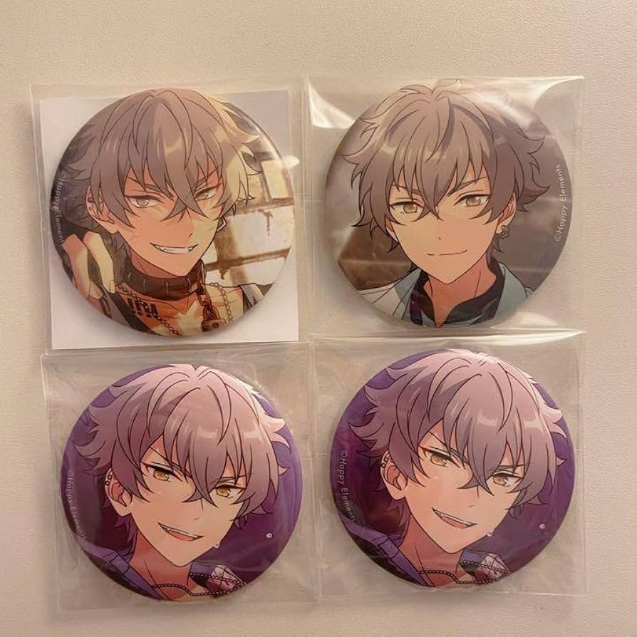 あんさんぶるスターズ 大神晃牙 フィーチャー缶バッジ あんさんぶる