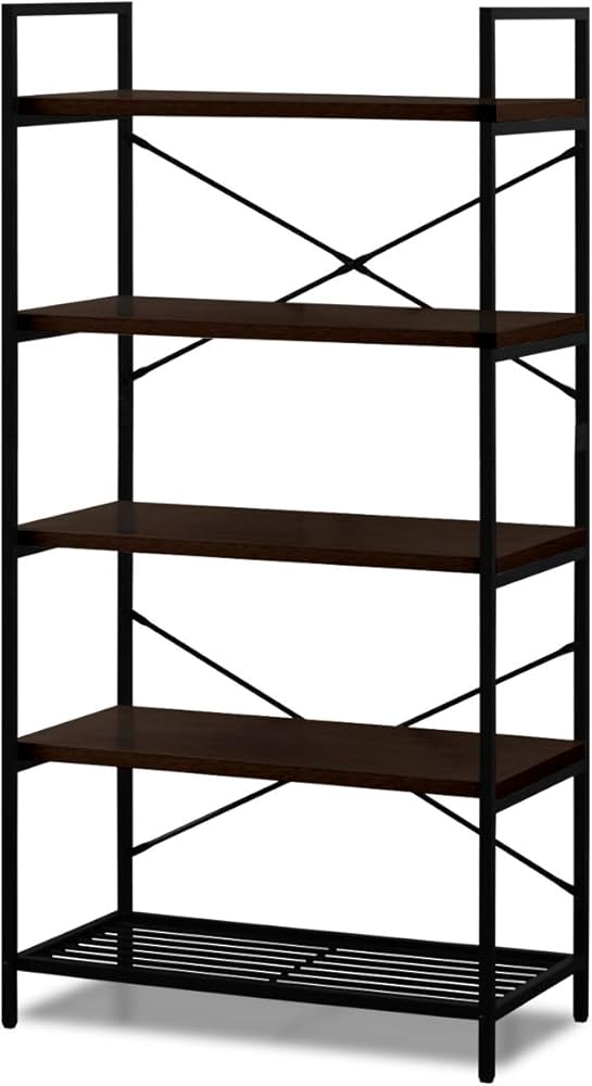 Amazon｜ottostyle.jp アイアンシェルフ 5段 幅80cm オープンラック