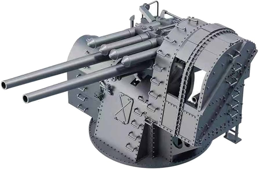 1/350 日本海軍 89式12.7cm高角砲 エッチング 4個入り ×3セット