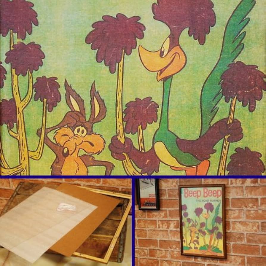 ロードランナー ワイリー・コヨーテ レア ポスター ワーナー 97年