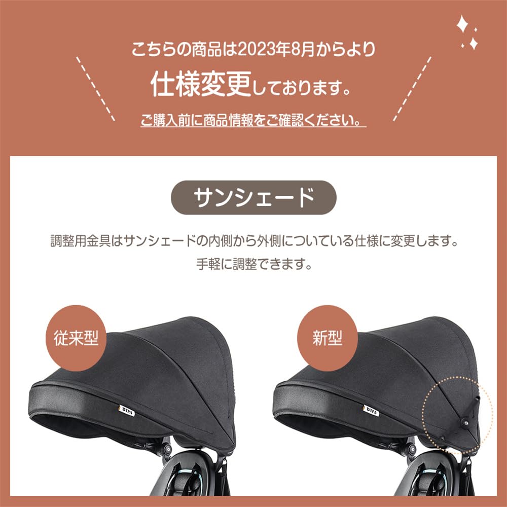 Amazon.co.jp: BTM 子供用三輪車 折りたたみカバー 手押し棒付き 7in1