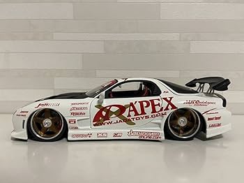 Amazon | Jada TOYS 1/18 マツダ RX-7 ホワイト IMPORT RACER MAZDA
