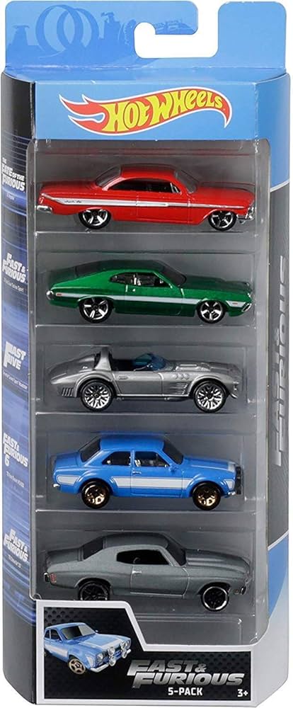 Amazon.com: Hot Wheels Fast & Furious 5Pk Vehicles : Toys & Games