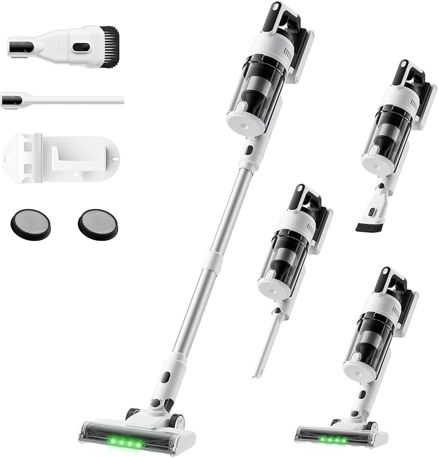 Amazon | 掃除機 コードレス 【2025爆進化！75kpa強力吸引・自立式・55