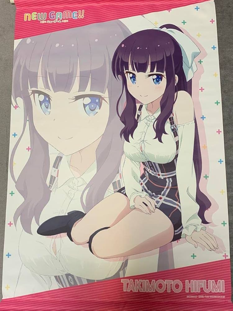 Amazon.co.jp: NEW GAME！滝本ひふみ B2タペストリー : おもちゃ