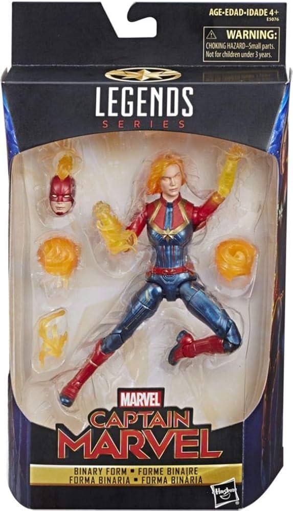 Amazon.com: Captain Marvel Legends Figure (Binary Form) : Toys & Games