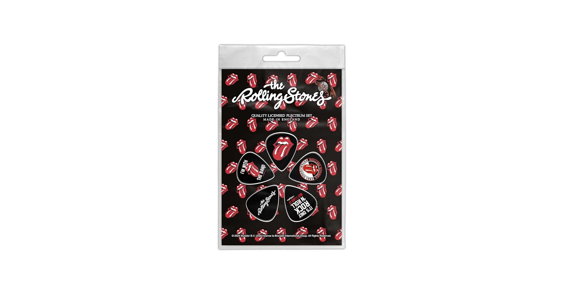 Amazon.com: The Rolling Stones Tongues Guitar Picks : Musical