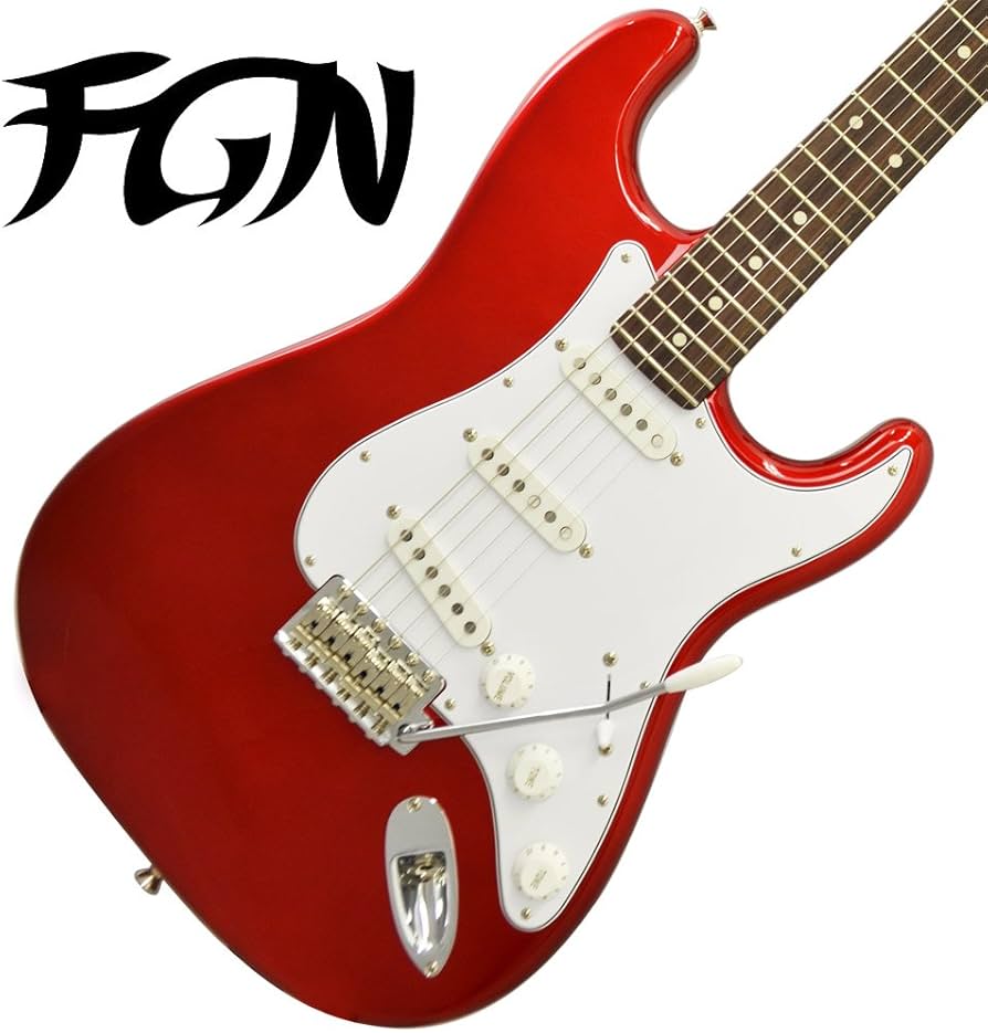 Amazon | FUJIGEN JST6R CAR(キャンディアップルレッド) ストラト