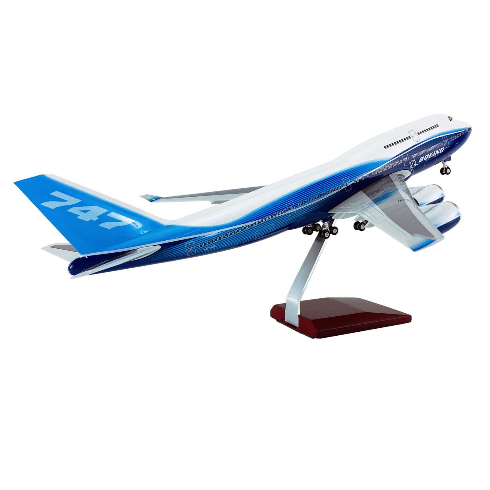 18.5Inch 1:150 Model Jet Airplane Model Boeing B747-400 Prototype
