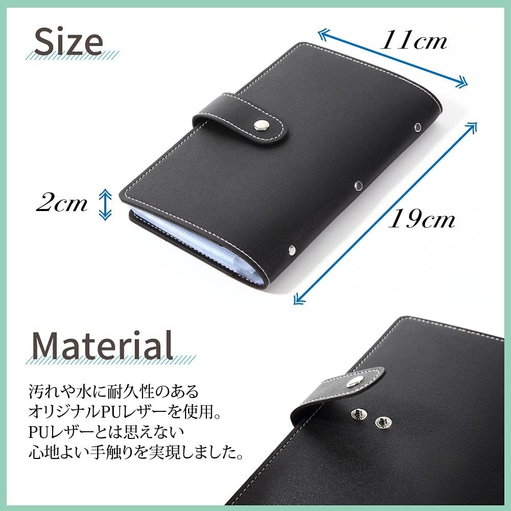 VOLAN スライド式カード入れホルダー ブルー VOLAN スライド式カード