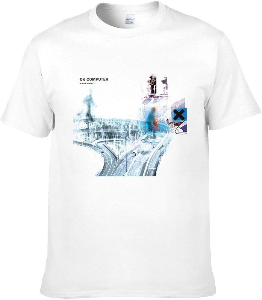Amazon | Radiohead Ok Computer プリント Tシャツ 半袖 夏服 メンズ