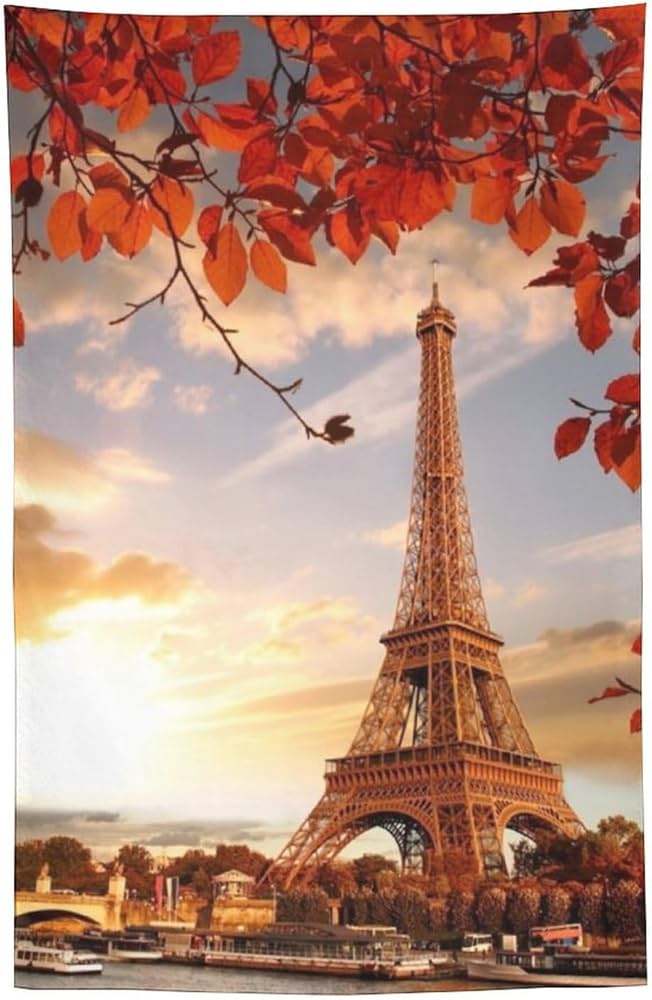 ドラクロワ 夕暮れのエッフェル塔