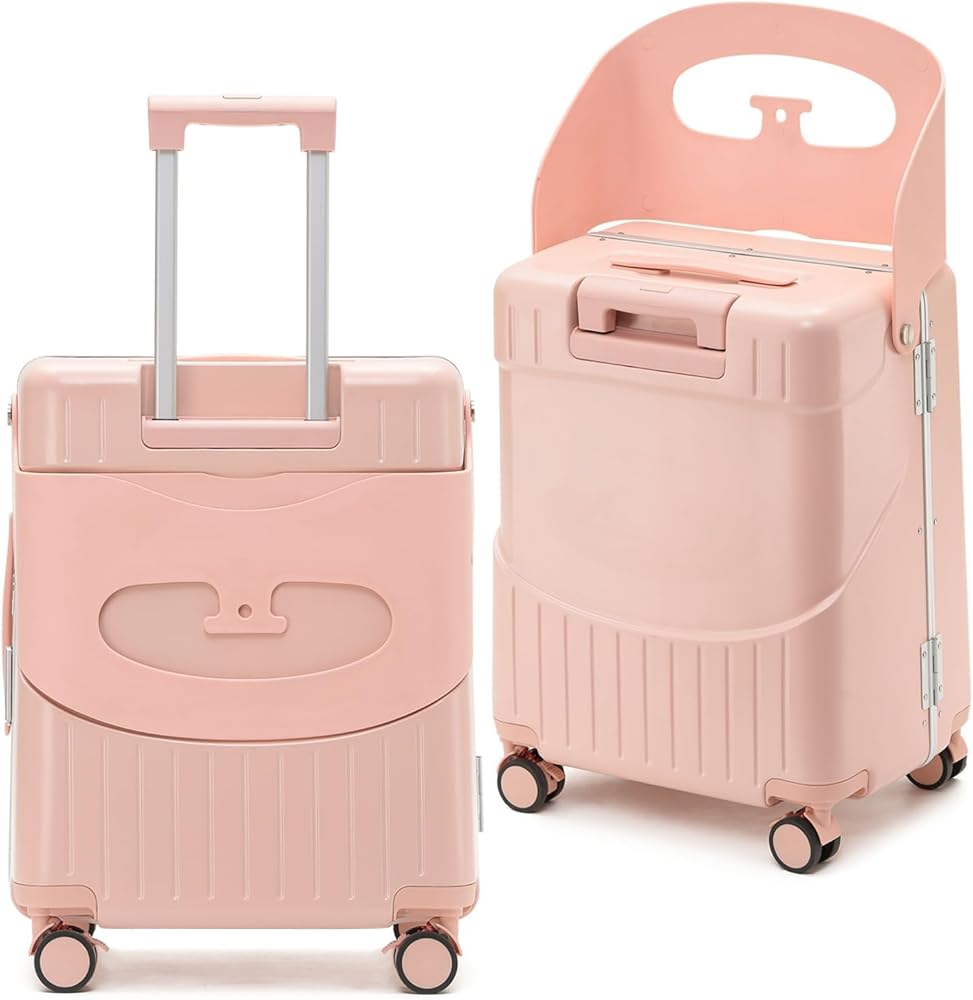 Amazon.com | 22'' Hardside Ride-On Suitcase with Seat for Kids