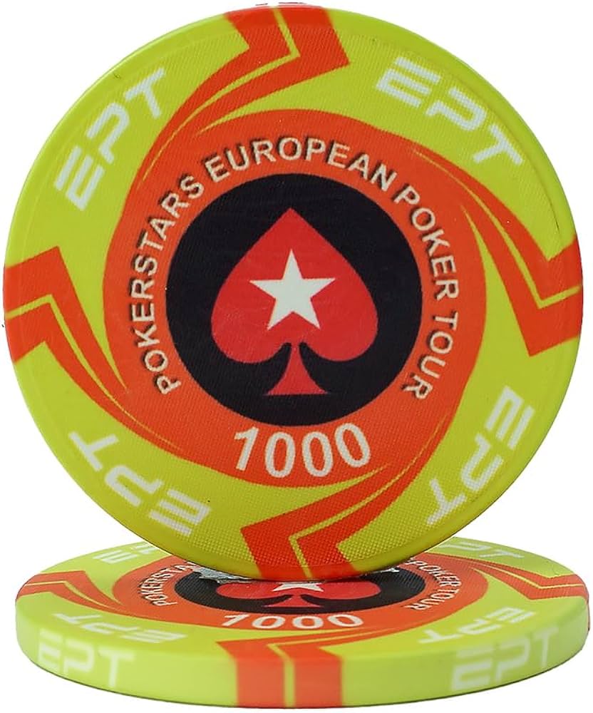 Amazon | EPT ポーカーチップ 50枚セット ($1000) [並行輸入品