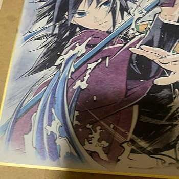 鬼滅の刃 鼓屋敷編・那田蜘蛛山編 ランダム複製ミニ色紙 冨岡義勇 ୨୧