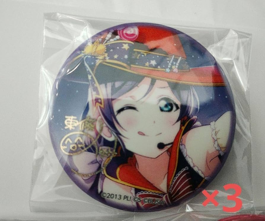 ラブライブ コミケ C102 ブシロード 東條希 サイン入り缶バッジ 21個