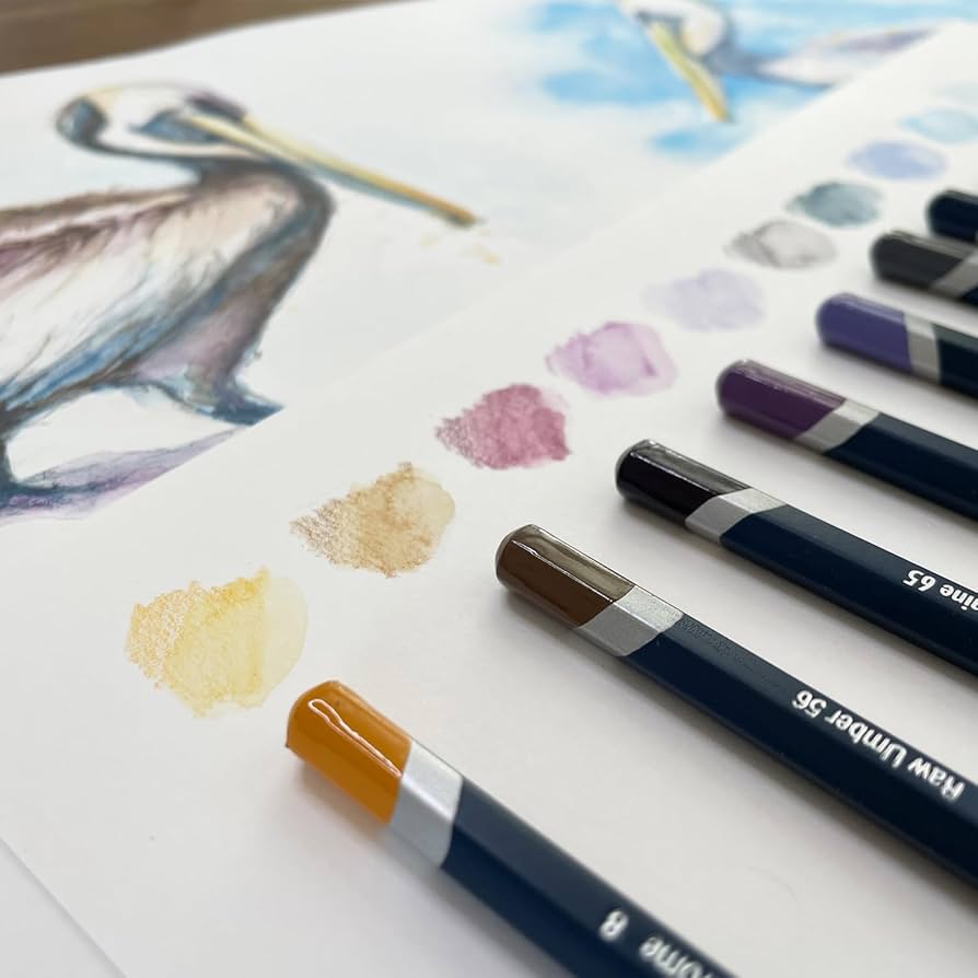 ダーウェント 木箱 ウォーターカラー 48色 【公式通販】