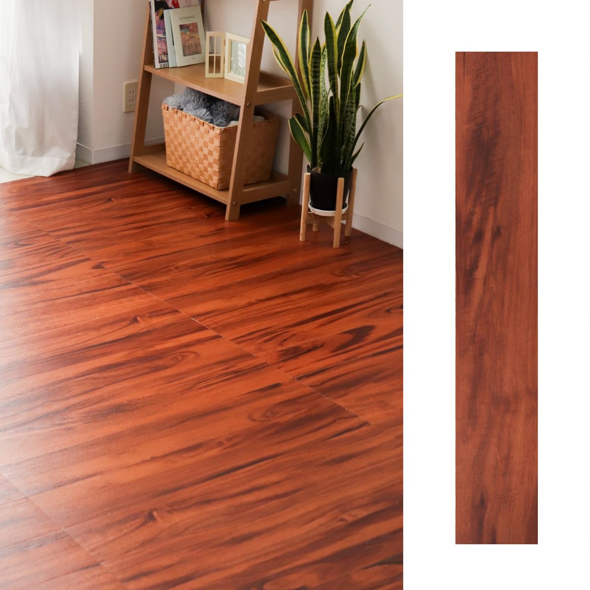 フローリング くぎ不要の簡単施工50枚入（約6畳）オーク柄 【公式通販】