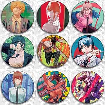 チェンソーマン 缶バッジ アニメイトDVD特典 パワー デンジとマキマ