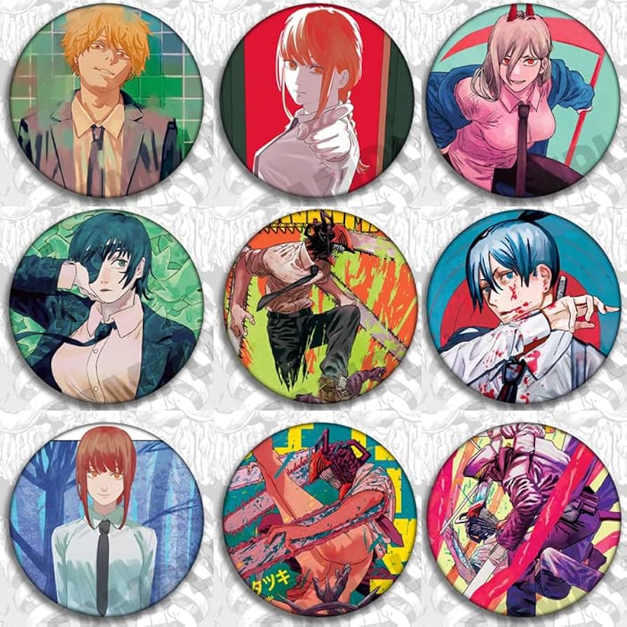 専用チェンソーマン 缶バッジ 第2弾 クァンシ 飢餓の悪魔 セット✖︎10