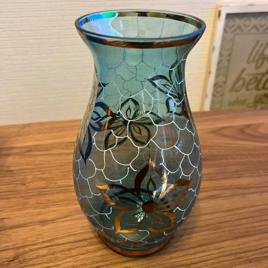 ボヘミアグラス 花瓶 大型 ボヘミアングラス花瓶 特大サイズ Amazon.co