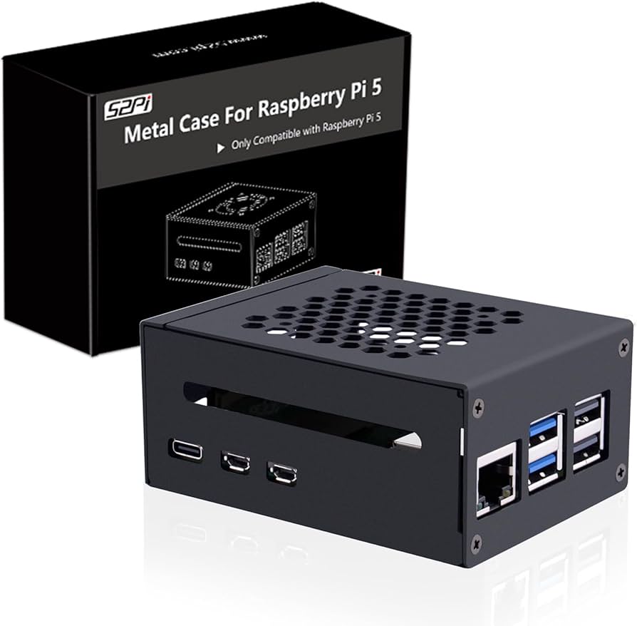 Amazon.co.jp: GeeekPi Raspberry Pi 5 用メタルケース、PCIe M.2 NVMe