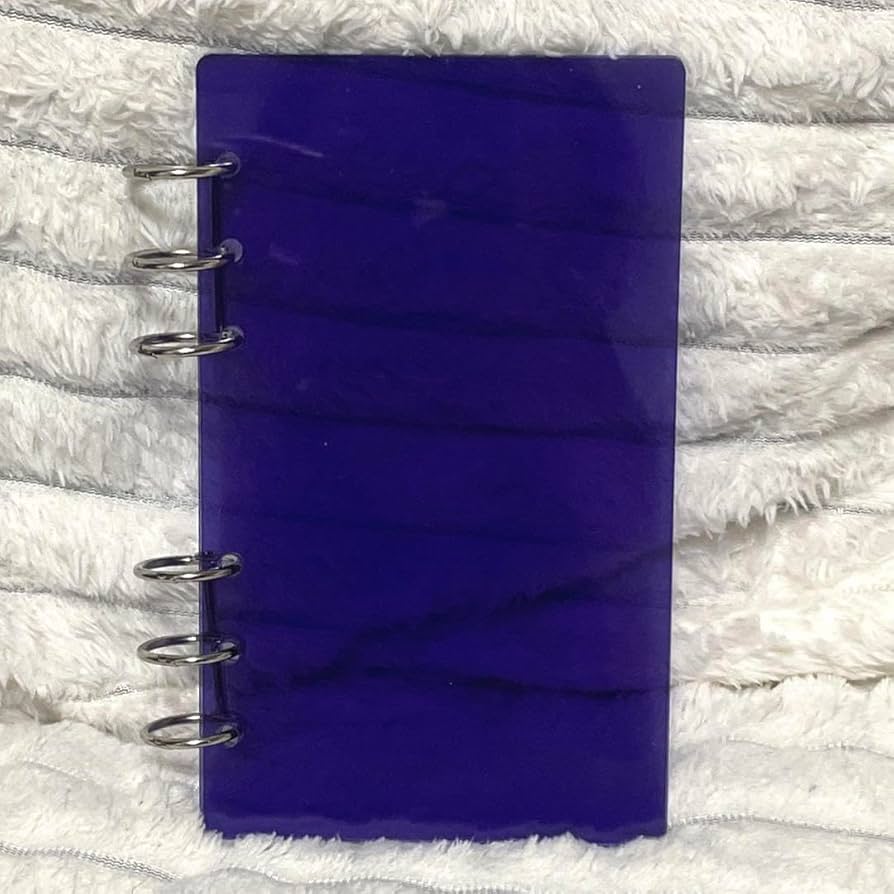 black.crabe05 韓国 貯金 貯蓄 バインダー カバー リフィル black