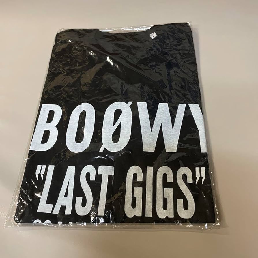 Amazon.co.jp: BOOWY LAST GIGS Tシャツ Lサイズ : ファッション