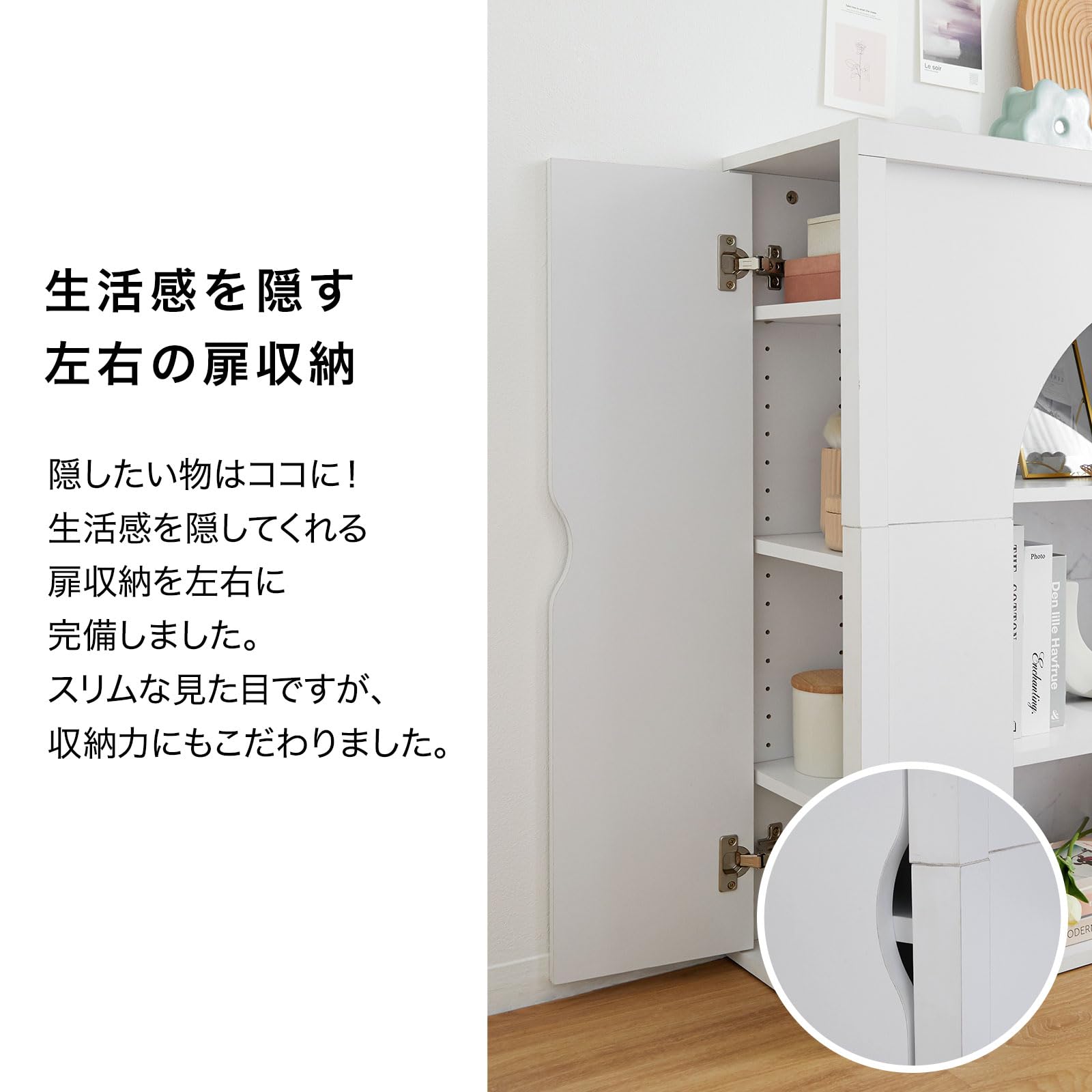 Amazon｜LOWYA ロウヤ マントルピース 大理石風 韓国インテリア 幅90cm