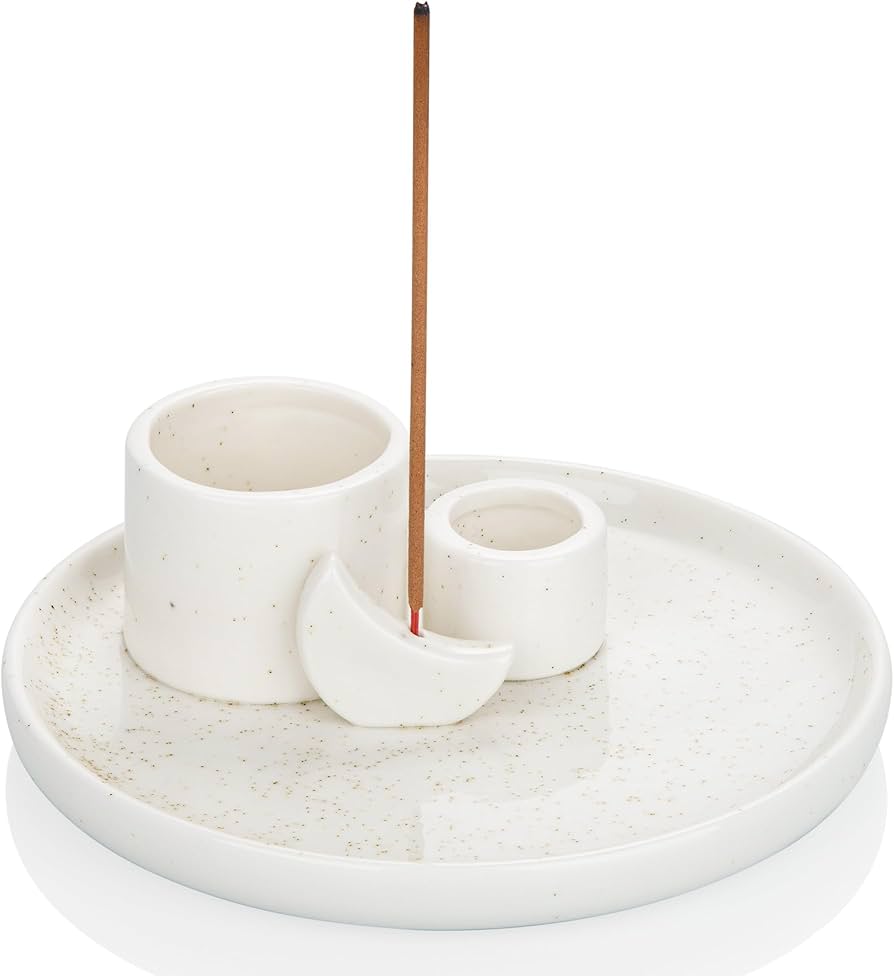 Amazon.com: ZenBless Incense Burner, Palo Santo Sage Candle Holder