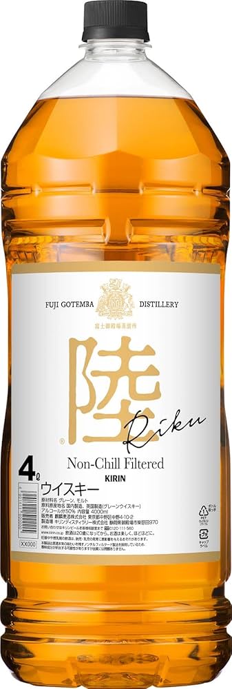 Amazon.co.jp: 陸 キリン ウイスキー4000ml ウィスキー 大容量 : 食品