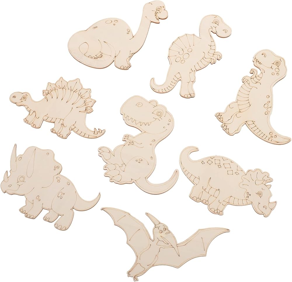 12個 恐竜の足跡 木製スライス 木材チップ 木製パレットコースター 厚